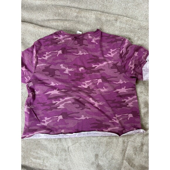 GUESS Cropped Shirt camou print Size M - Picture 4 of 12